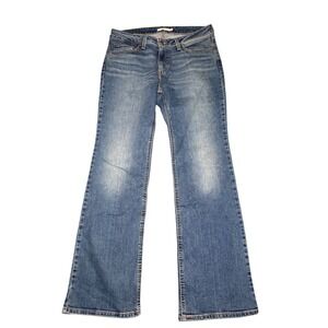 Levi's Womens 31x32 Blue Superlow Bootcut Jeans Classic Normcore Cowgirl Western
